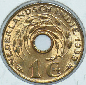 Netherlands East Indies 1939 Cent BU 291569 combine shipping