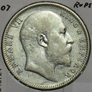British India 1907 Rupee 240724 combine shipping