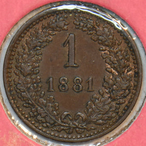 Austria 1881 Kreuzer Eagle animal 151692 combine shipping