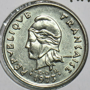 French New Caledonia 1973 10 Francs 152783 combine shipping