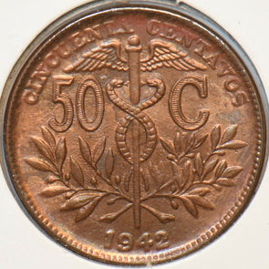 Bolivia 1942 50 Centavos Alpaka animal 194113 combine shipping