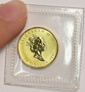 Canada 1997 Dollar gold 1/20oz agw Mint sealed GL0150 combine shipping