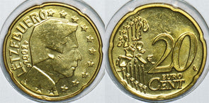 Luxembourg 2002 20 Cents 904778 combine shipping