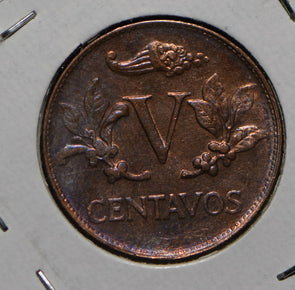 Colombia 1967 5 Centavos  290315 combine shipping