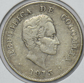Colombia 1913 20 Centavos Eagle animal 195401 combine shipping