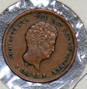 Denmark 1842 1/5 RBS  190003 combine shipping