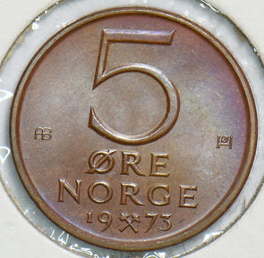 Norway 1973 5 Ore 904812 combine shipping