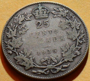 Canada 1935 25 Cents CA0008 combine shipping