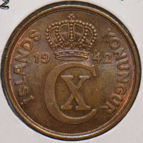 Iceland 1942 5 Aurar 195493 combine shipping