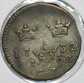 Sweden 1732 Ore 297878 combine shipping