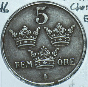 Sweden 1946 5 Ore 197106 combine shipping