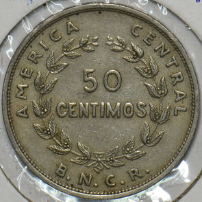 Costa Rica 1948 50 Centimos 196178 combine shipping