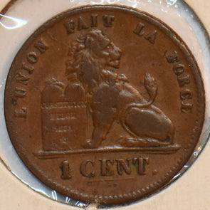 Belgium 1856 Centime Lion animal 491251 combine shipping