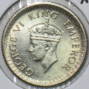 British India 1943 1/4 Rupee 295365 combine shipping