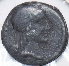 Roman Republic L. Calpurnius Piso Frugi AR Denarius (90 BC), Horseman 292477