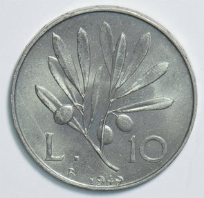Italy 1949 10 Lire 198163 combine shipping