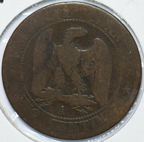 France 1854 A Centime Eagle animal 900611 combine shipping