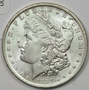 1884-O Morgan Dollar Silver BU++ U0365