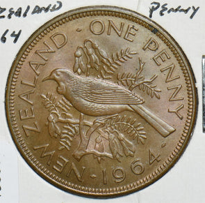 New Zealand 1964 Penny Tui Bird 198889 combine shipping