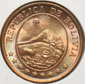 Bolivia 1942 50 Centavos Alpaka animal 295397 combine shipping