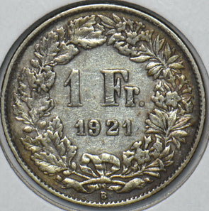 Switzerland 1921 Franc 150972 combine shipping