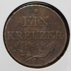 Austria 1816 Kreuzer Eagle animal  901160 combine shipping