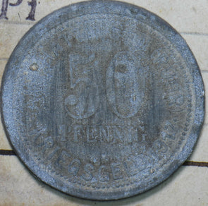 Germany 1917 Hattingen Ruhr 50 Pfennig Zink 292557 combine shipping