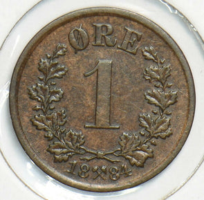 Norway 1884 Ore 153331 combine shipping