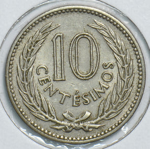 Uruguay 1953 10 Centesimos 240974 combine shipping