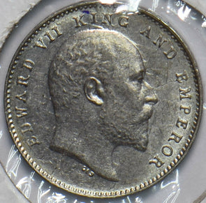 British India 1907 Edward VII 2 Annas 293177 combine shipping
