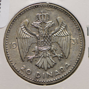 Yugoslavia 1931 20 Dinara  292054 combine shipping