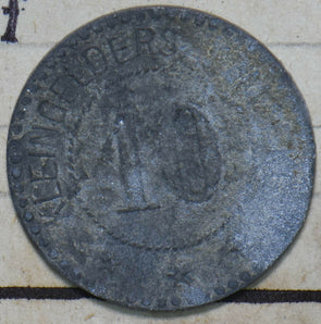 Germany 10 Pfennig Koslin 293116 combine shipping