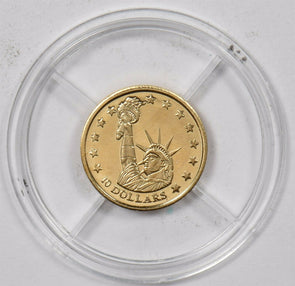 Liberia 2000 $10 gold 0.5GRAMS 0.585 gold GL0228 combine shipping