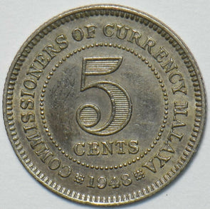 Malaya 1943 5 Cents 903416 combine shipping