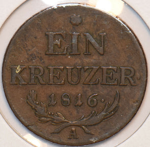 Austria 1816 A Kreuzer Eagle animal 294986 combine shipping