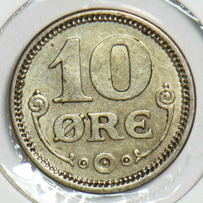 Denmark 1916 10 Ore 240568 combine shipping