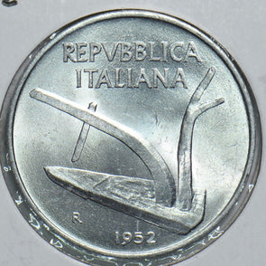 Italy 1952 10 Lire 298818 combine shipping