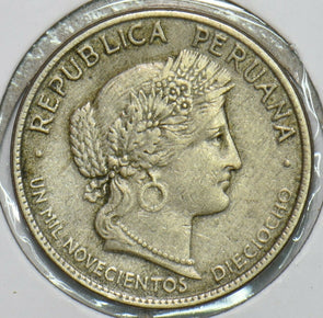 Peru 1918 10 Centavos 196658 combine shipping