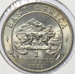 East Africa 1952 Shilling Lion animal 293857 combine shipping