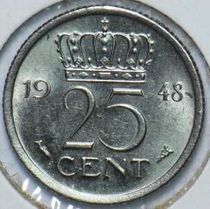 Netherlands 1948 25 Cents 902526 combine shipping