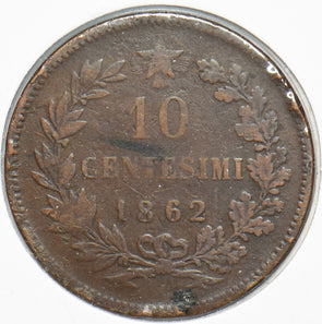 Italy 1862 Vittorio Emanvele II 10 Centesimi 192209 combine shipping