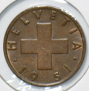 Switzerland 1951 Rappen 901810 combine shipping