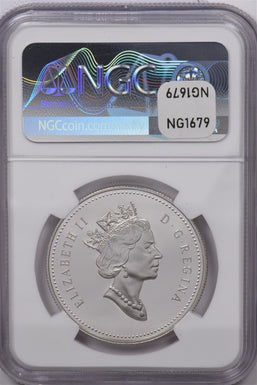 Canada 2001 Dollar Silver NGC Proof 70 UC National Ballet of Canada NG1679 combi