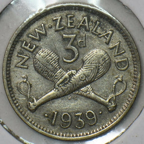 New Zealand 1939 3 Pence 903627 combine shipping