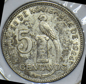 Guatemala 1933 5 Centavos Bird Quetzal animal  290424 combine shipping