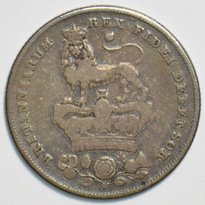 Great Britain 1826 Shilling 0 Britanniarum rex fidei defensor 197837 combine shi