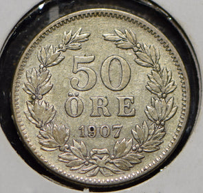 Sweden 1907 50 Ore  290141 combine shipping