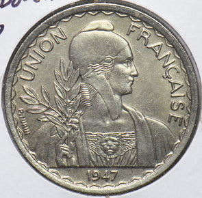 French Indo China 1947 Piastre 294047 combine shipping