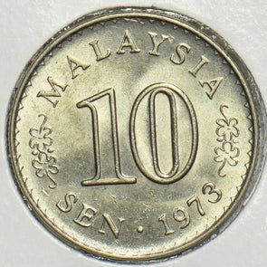 Malaysia 1973 10 Sen BU 904282 combine shipping