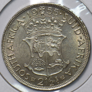 South Africa 1955 2.5 Shillings 2 1/2 193123 combine shipping